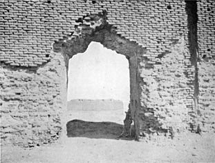 Samarra, ruined mosque, small door in west wall