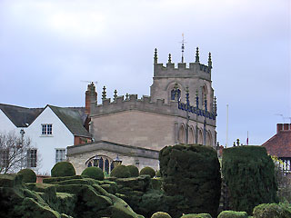 The back of the Guild Chapel from Chapel Lane