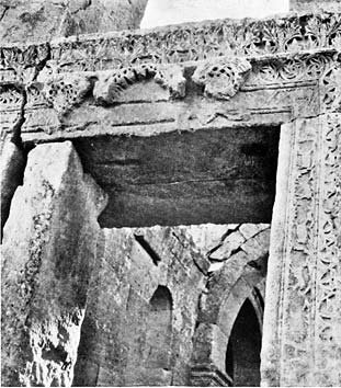 Tomarza, west door of nave, Church of the Panagia.