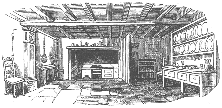 Stratford-upon-Avon, sexton's cottage interior