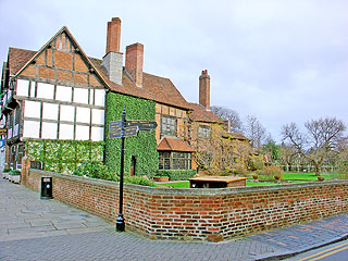 New Place, Stratford on Avon, Christmas 2003