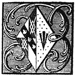 Woodcut for letter 'B', from Lee Priory Press 'Original Poems by William Browne' 1815, page 4, published size 2.2cm wide by 2.24cm high.