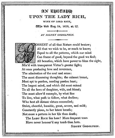 Page 1 from Lee Priory Press, Sir Egerton Brydges, 'Select Funeral memorials' 1818, published size 13.12cm wide by 15.66cm high.