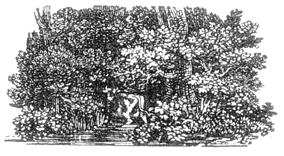 Woodcut, page 35, from Lee Priory Press, Sir Egerton Brydges, 'Select Funeral memorials' 1818, published size 4.84cm wide by 2.67cm high.