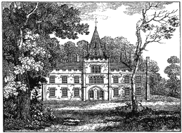 Woodcut of Lee Priory