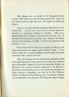 Page 1 of St.George's Memorial Church, Baghdad, parish information booklet