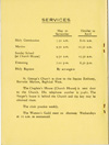 Page 3 of St.George's Memorial Church, Baghdad, parish information booklet