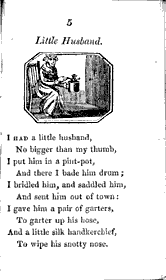 Nursery rhyme: Little Husband