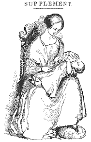 Heading: Supplement. Image: Mother playing with baby on lap