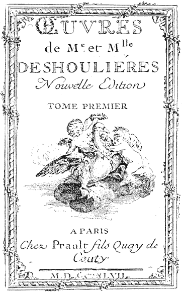 Figure 82.--E. Fessard, engraver. Boy with the swan (after Cochin) for Deshoulieres work 1747.  From Henri Bouchot 'The Printed Book' (1887), page 193, published size in Bouchot 6.1 cm wide by 10.1 cm high.