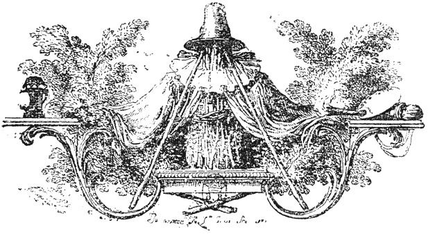 Figure 87.--Tailpiece from 'Medecin malgre Lui' by Moreau le Jeune. From Henri Bouchot 'The Printed Book' (1887), page 202, published size in Bouchot 7.6cm wide by 4.1cm high.