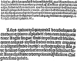 Colophon of Garlandia, 1505